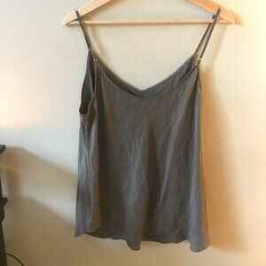 Garnet Hill Silk Camisole in Taupe Grey
